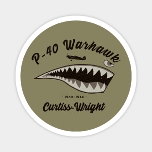 P-40 Warhawk Shark Tooth Magnet